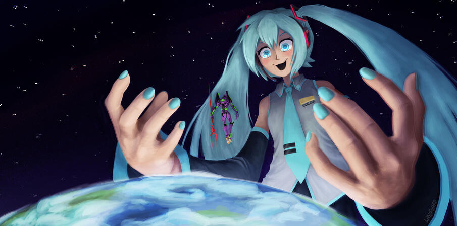 not a commission i just like miku